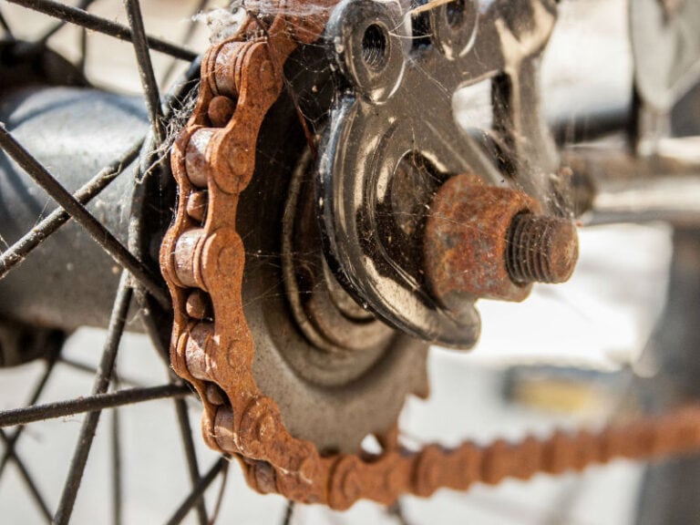 remove rust from bike pedals