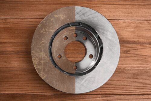 Rust brake plate